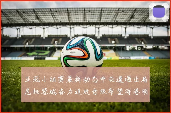 亚冠小组赛最新动态申花遭遇出局危机蓉城奋力追赶晋级希望海港明日迎战挑战